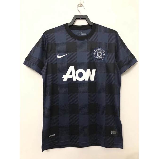 2013 / 14 MU Áo Bóng Đá Phong Cách Retro Chất Lượng Cao A+++