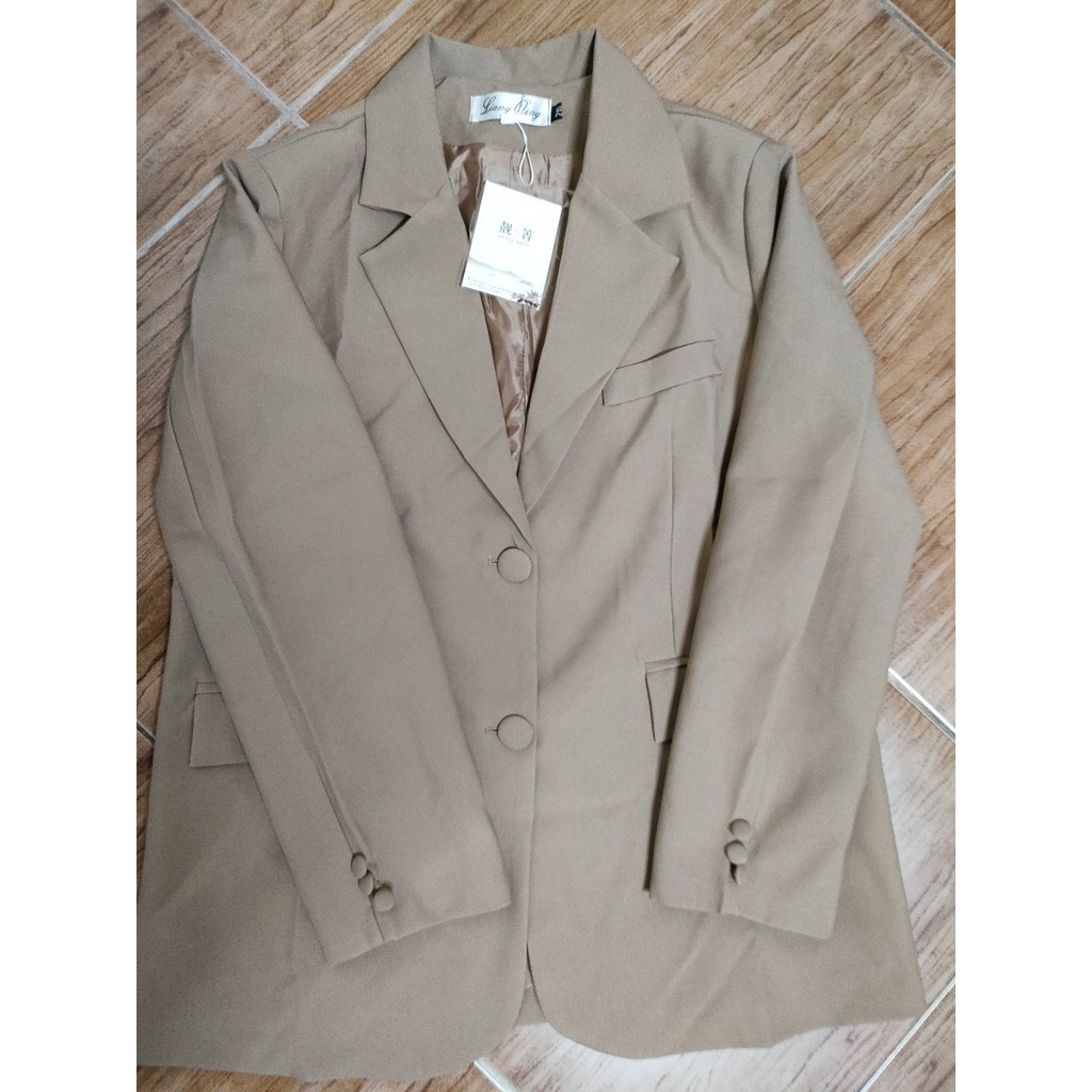 (Hàng Đẹp)Ảnh thật 4 hình cuối-HC613.Áo blazer thời trang casual slim suit kiểu Anh