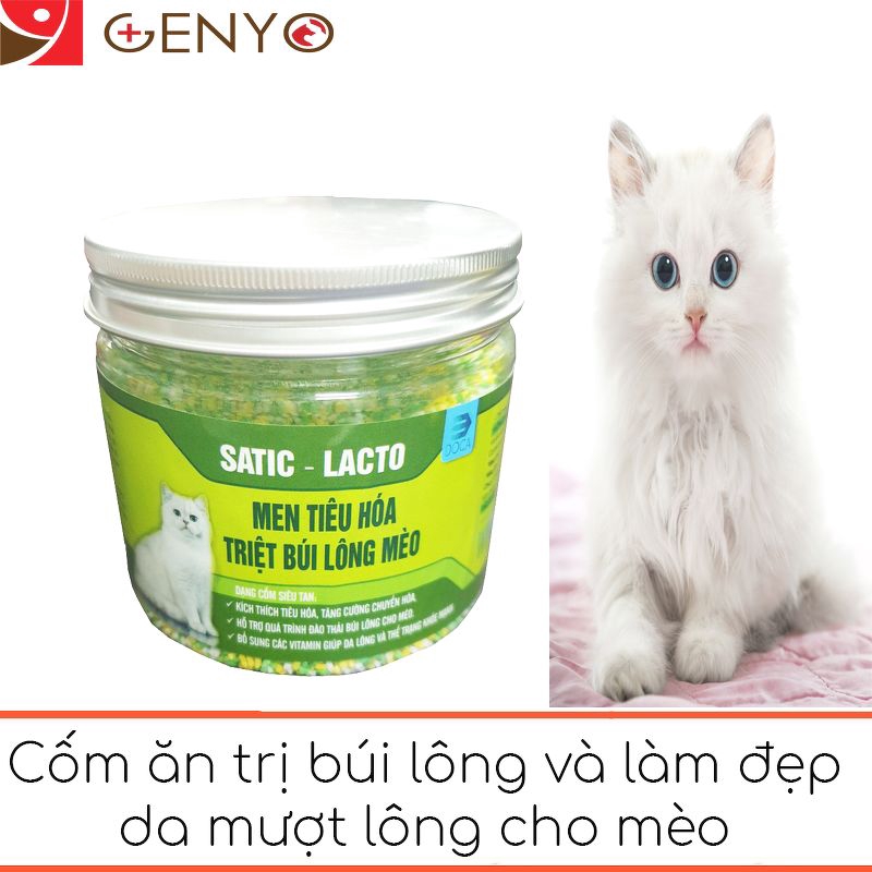 Cốm ăn xử lý búi lông và giúp mèo mượt lông khỏe mạnh