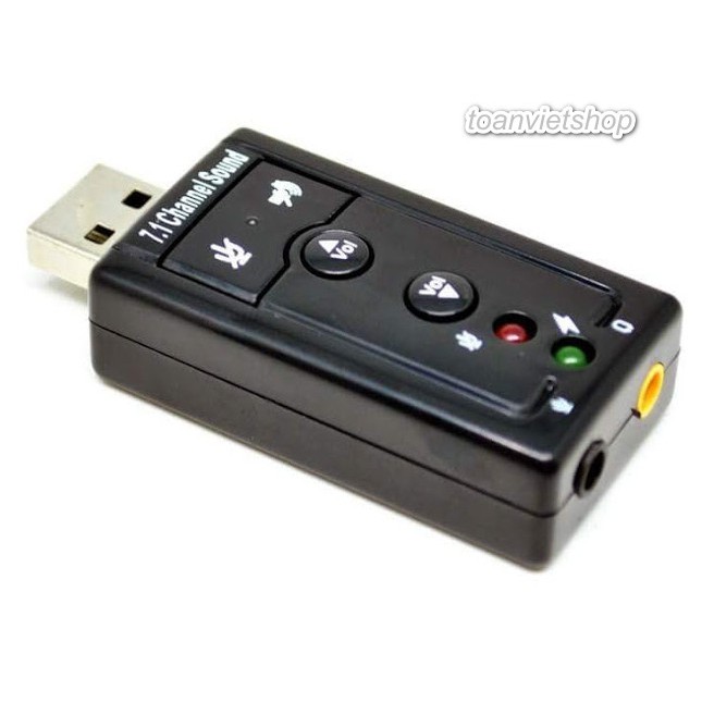 Usb ra sound 3D 7.1 - đầu ra âm thanh chuẩn