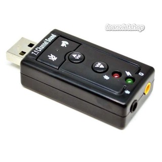 Usb ra sound 3D 7.1 - đầu ra âm thanh chuẩn