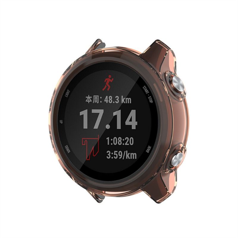 Khung TPU Trong Suốt Bảo Vệ Mặt Đồng Hồ Thông Minh Garmin Forerunner 645 music/64