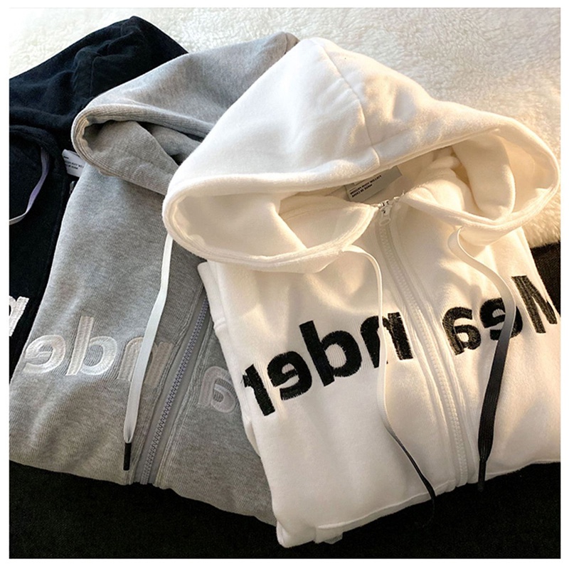 SUXI Áo Khoác Hoodie Hoạ Tiết In Chữ Thiết Kế Thời Trang Mùa Thu Sành Điệu Dành Cho Nữ