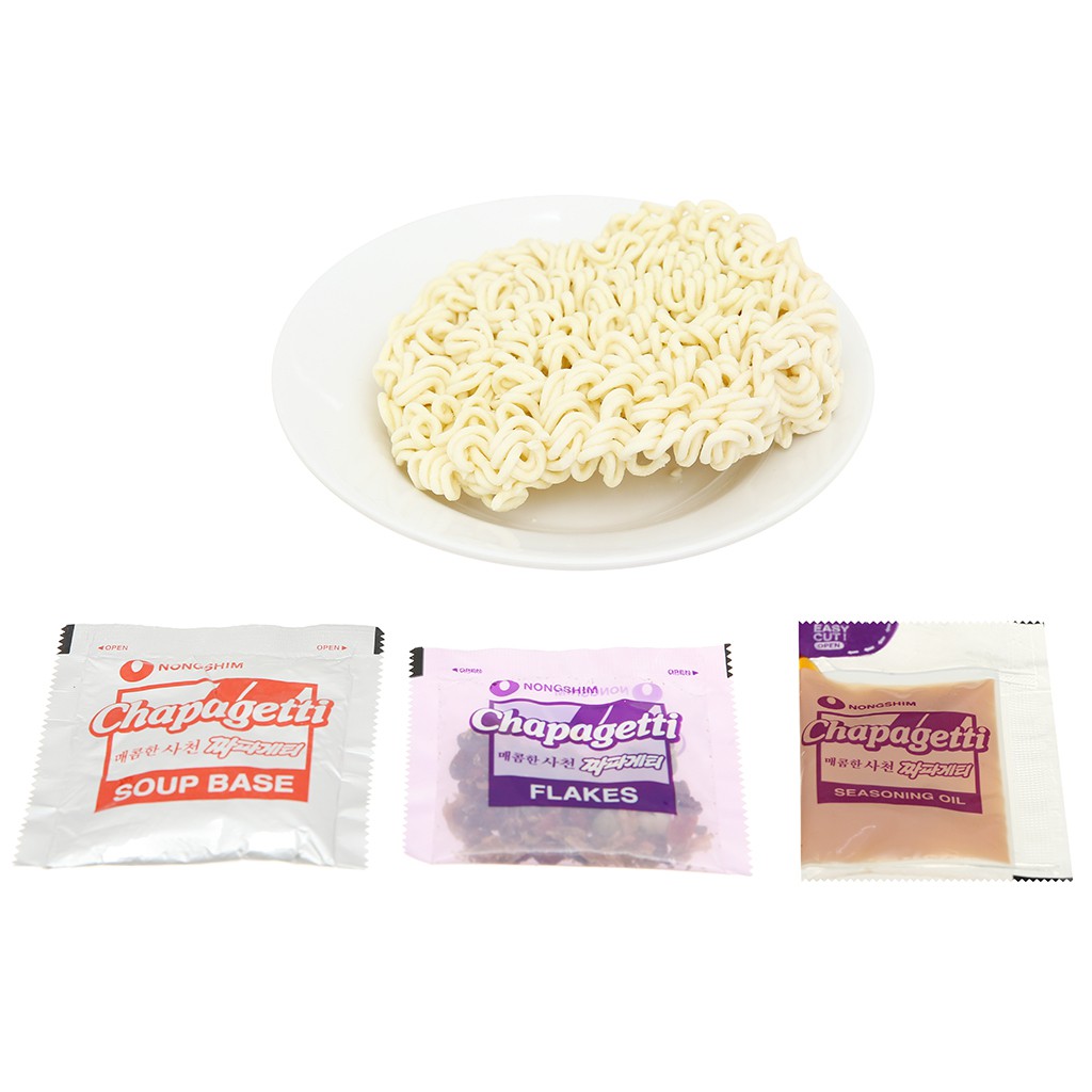 Mì trộn tương đen cay Nongshim Chapagetti gói 137g