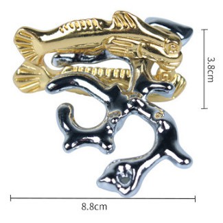 Đồ chơi trí tuệ_Thử thách trí não_San hô và Cá - Hanayama Puzzle_Hack não &amp; Độc đáo_IQ Toys_Giải mã sắt Nhật Bản_Tư Duy