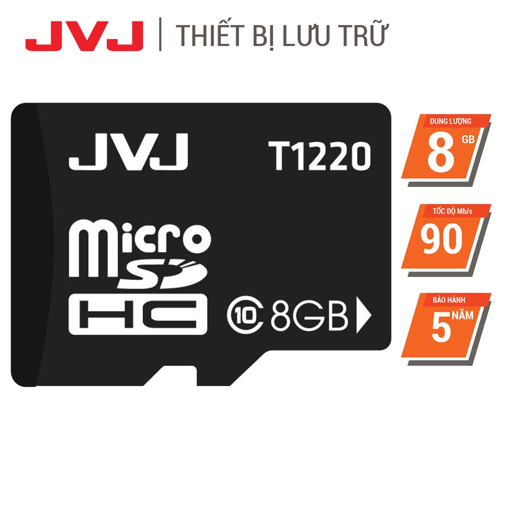 Thẻ nhớ JVJ 8G C10 tốc độ cao microSDHC