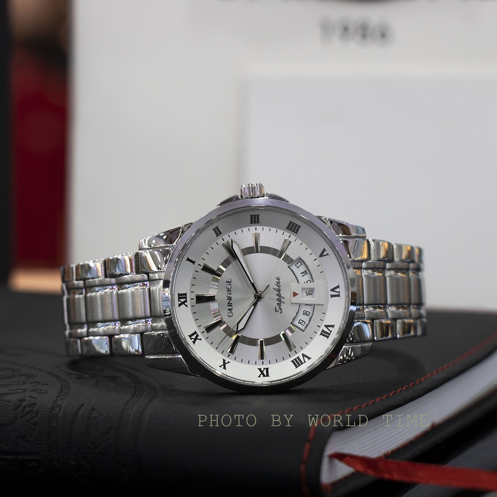 Đồng Hồ Nam Sunrise DM771SWA - Chính Hãng - Full Box - Kính Sapphire Chống Xước , Chống Nước , Bảo Hành 3 Năm | BigBuy360 - bigbuy360.vn