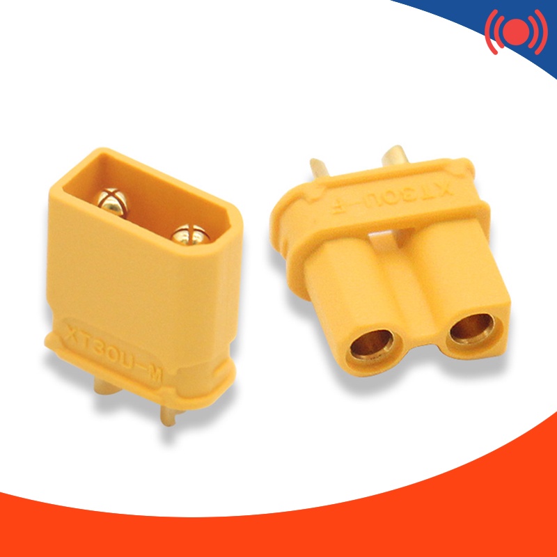 Jack / Giắc cắm Amass XT30U  cho pin lipo của tàu, xe, máy bay điều khiển từ xa