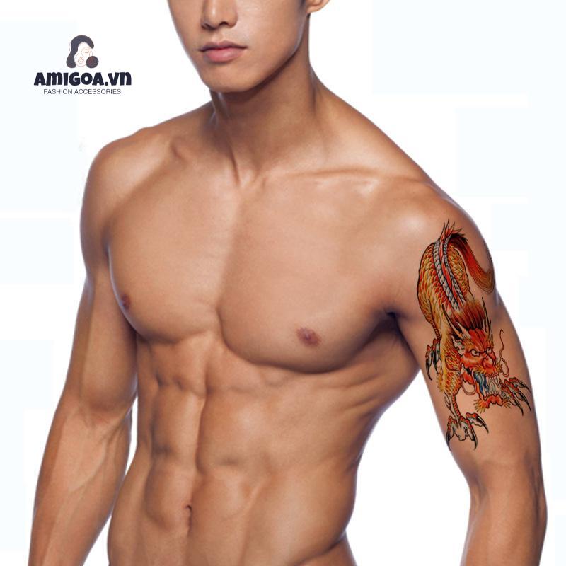 ✨✨Miếng Dán Hình Xăm Tạm Thời Họa Tiết Động Vật Chống Thấm Nước