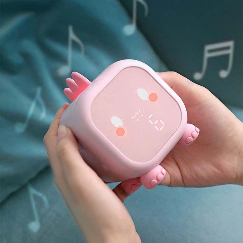 Đồng Hồ Báo Thức Điện Tử Hình Khủng Long Dễ Thương Nhiều Màu Sắc Điều Chỉnh Được Có Đèn Ngủ Sáng Tạo Taylor1