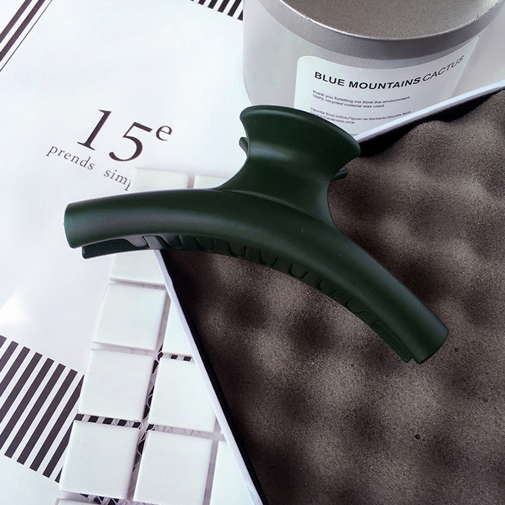 1 kẹp tóc càng cua màu trơn thời trang nữ tính