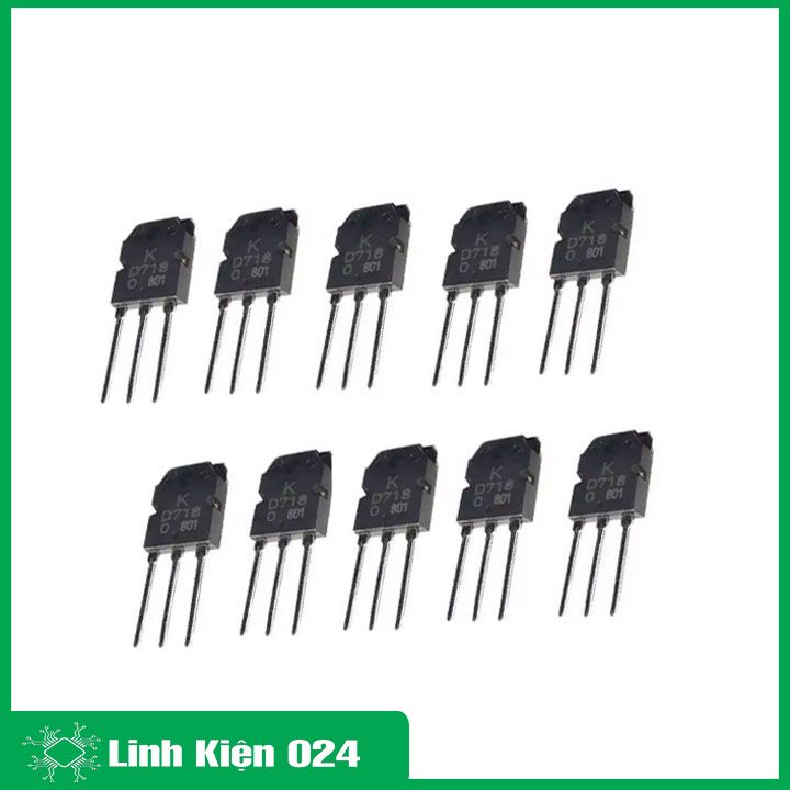 Gói 10 Con D718 TO-247 Trans NPN 8A 120V (giá sỉ)