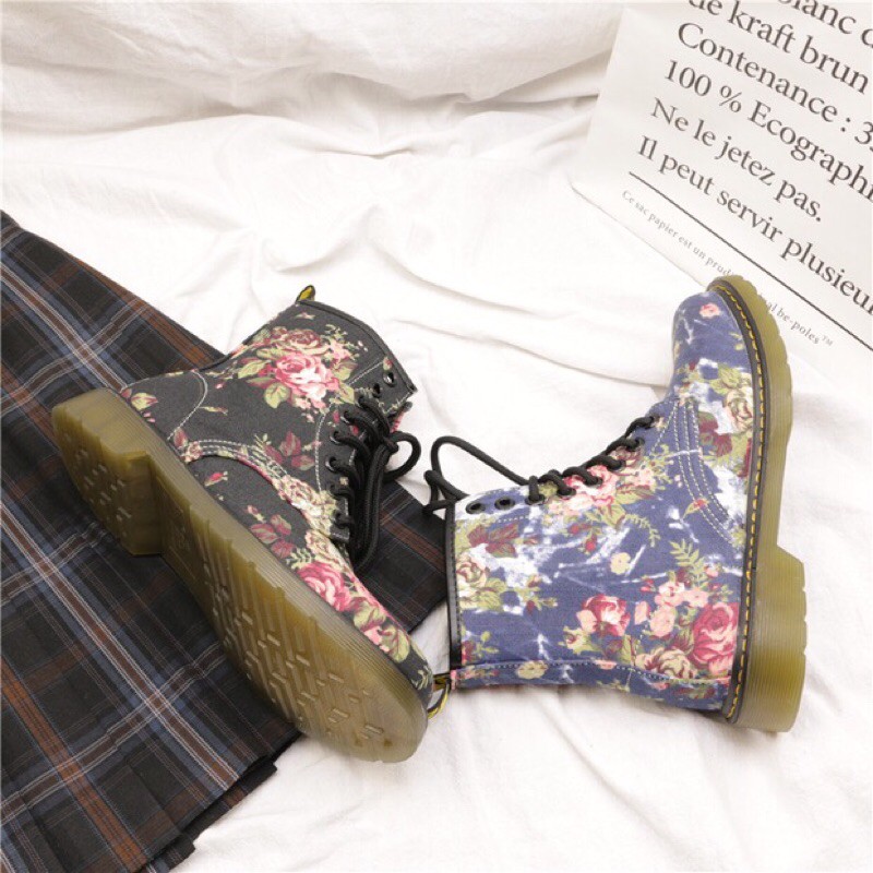 Boots cao hoạ tiết thời trang