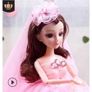 Búp bê Barbie mặc váy cưới - Quà tặng sinh nhật