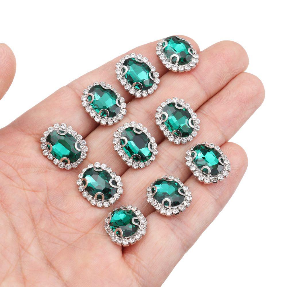 Heceh 10 Cái / Bộ|Nút Áo Hình Chim Cú Đính Đá Lấp Lánh