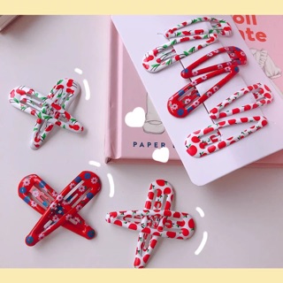 Set 6 cặp tóc cherry xinh xắn