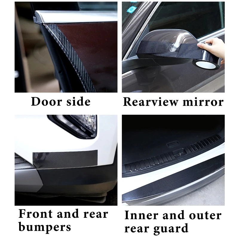 Miếng Dán Sợi Carbon 3D Bảo Vệ Chống Trầy Cho Gương Chiếu Hậu Xe Hơi