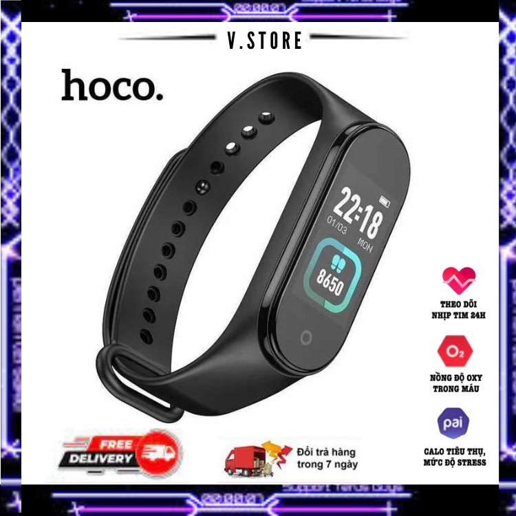 💎Đồng Hồ Thể Thao HOCO GA08💎 Smart Band, Vòng Đeo Tay Thông Minh  Chống Nước IP67,Kết Nối Bluetooth, Bảo Hanh 6T