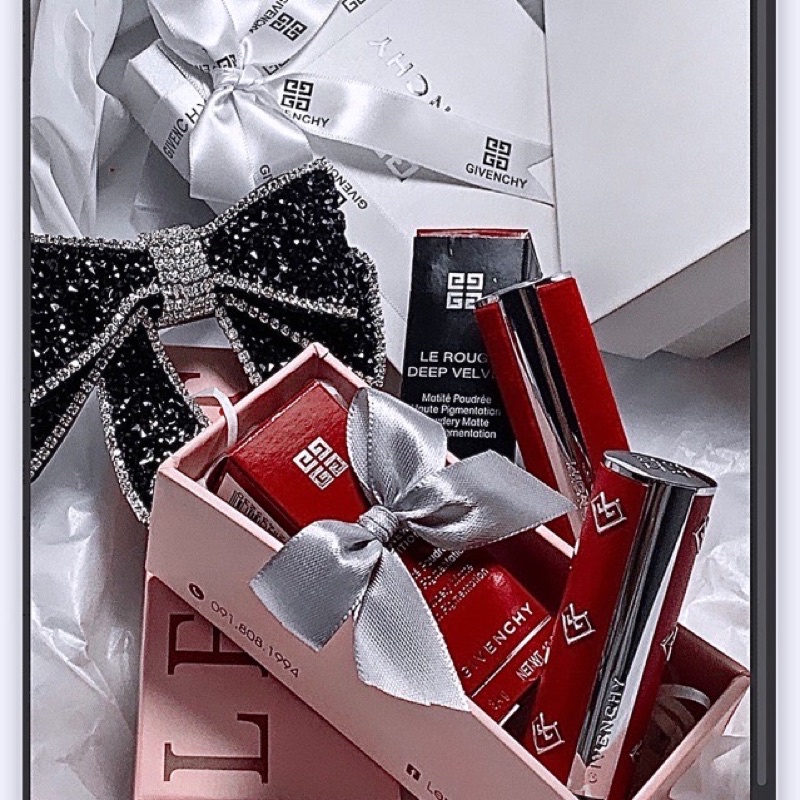 Son Givenchy Le Rouge Deep Velvet vỏ đỏ