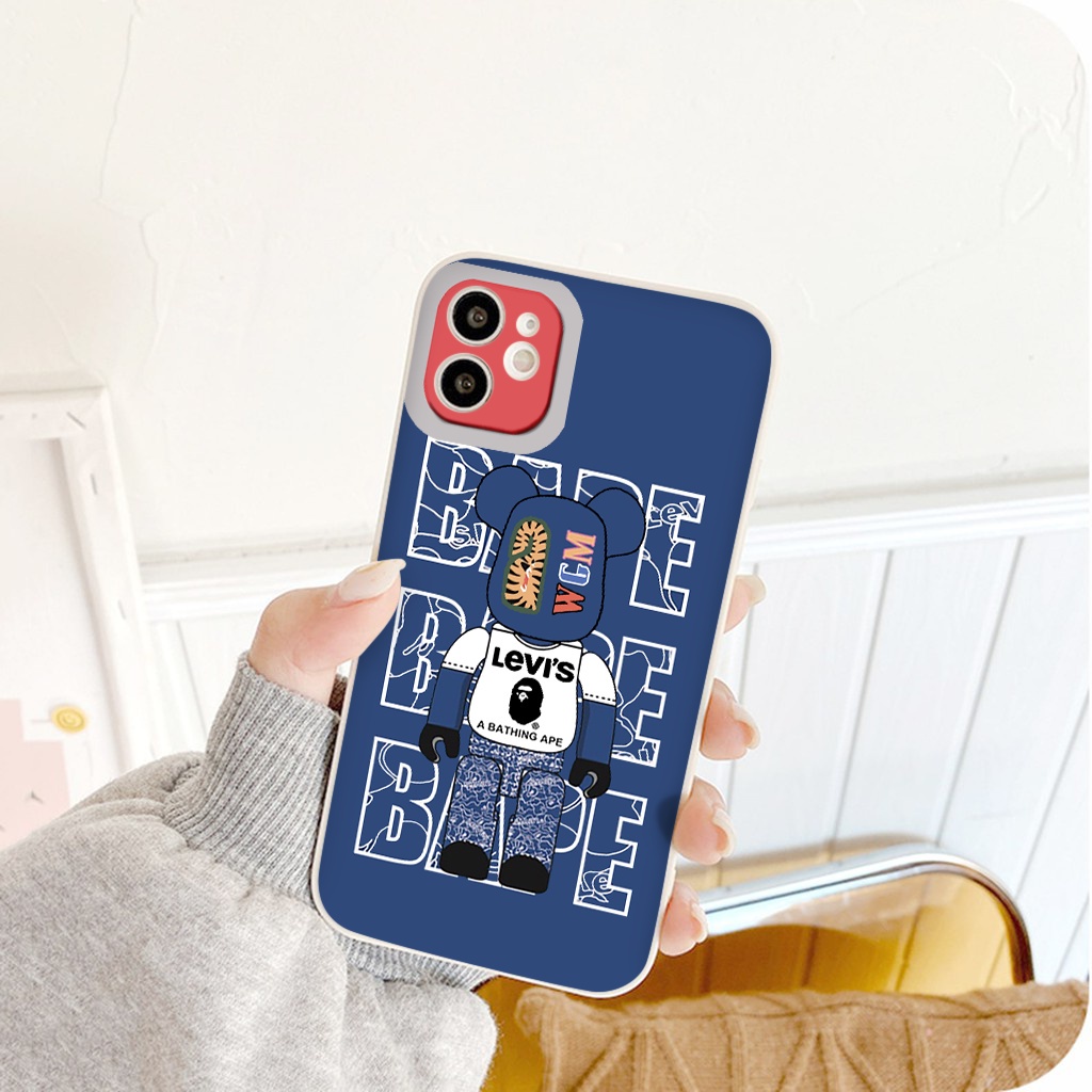 Ốp lưng iphone Bea Bea cạnh vuông ốp iphone 6/6plus/6s/6splus/7/7plus/8/8plus/x/xr/xs/11/12/13/pro/max/plus/promax