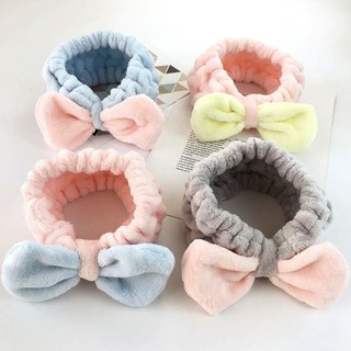 Băng Đô Turban Nơ 3D Trơn Mix 2 Màu Vải Bông Siêu Mềm Mượt !