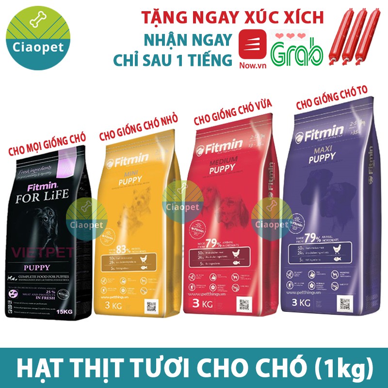 [SALE LỚN - 1kg] Thức ăn cho chó FITMIN - Dành cho mọi lứa tuổi và giống chó