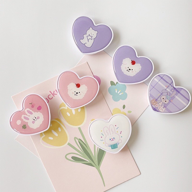 Popsocket giá đỡ điện thoại hình trái tim