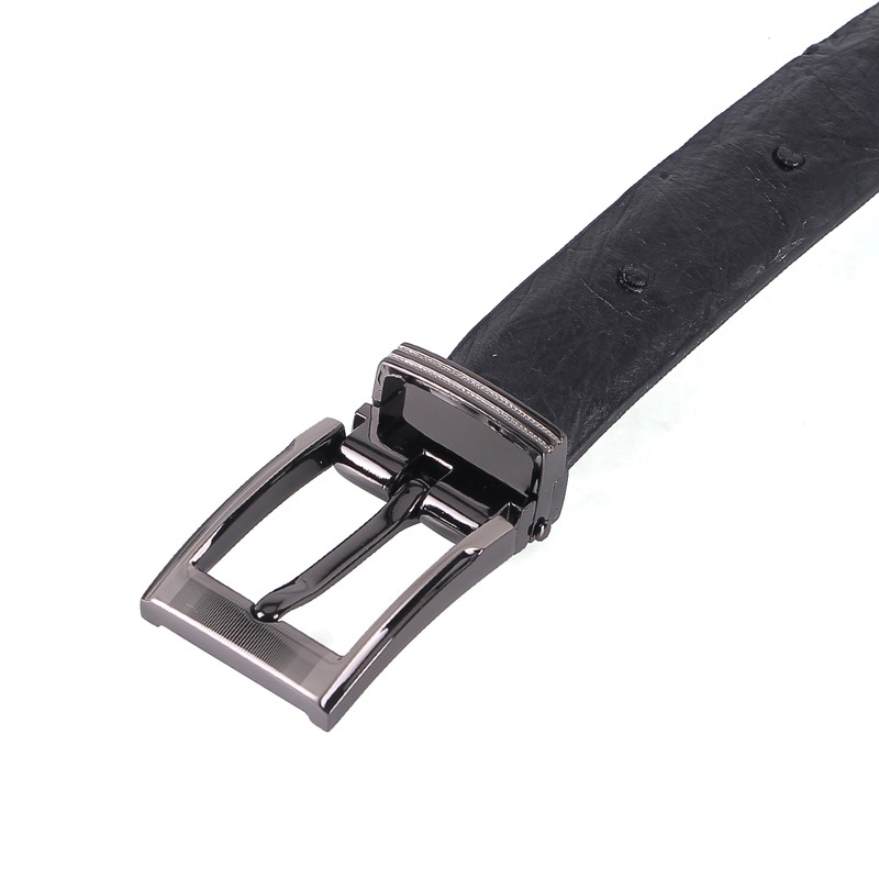 Dây thắt lưng nữ Huy Hoàng da đà điểu da hột màu đen, nâu đất, vàng bò, nâu đỏ HP5421-22-23-24