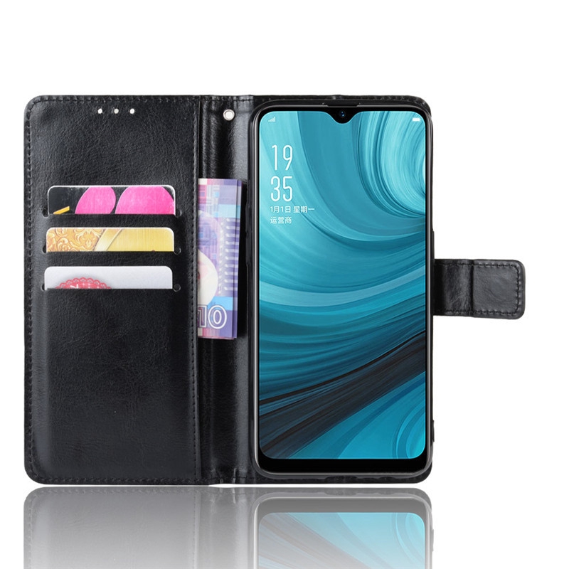 Bao Da Nắp Gập Có Ngăn Đựng Thẻ Cho Oppo A 12 | BigBuy360 - bigbuy360.vn