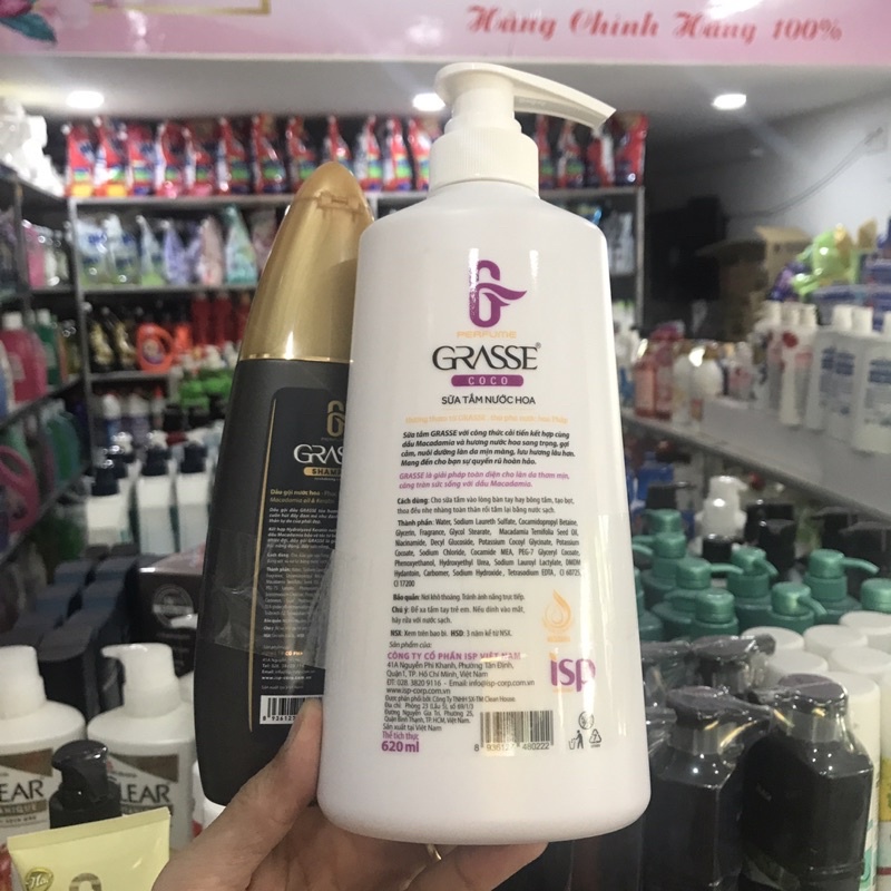 Sữa Tắm Nước Hoa GRASSE 620ml(có tặng )