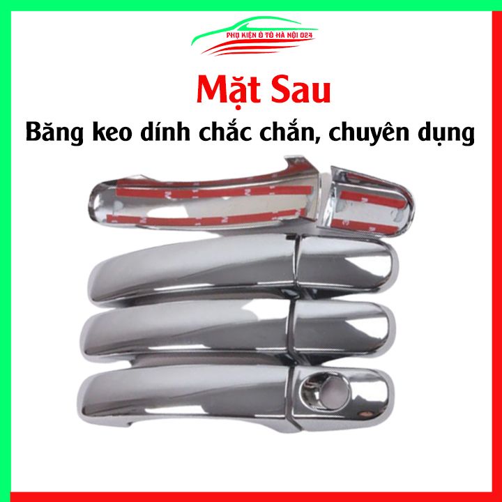 Ốp tay hõm mạ crom Mazda BT-50 BT50 sáng bóng chống trầy bảo vệ cửa xe ô tô