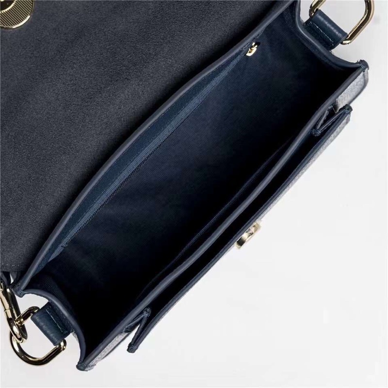 Túi Nữ FURLA Sofia Grainy S Top Handle Vitello St Eracle Màu Xanh Navy, Hàng xuất xịn