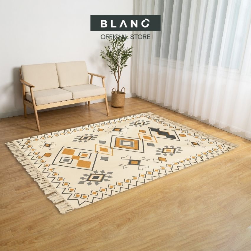 Thảm Trải Sàn Phong Cách Boho BLANC'