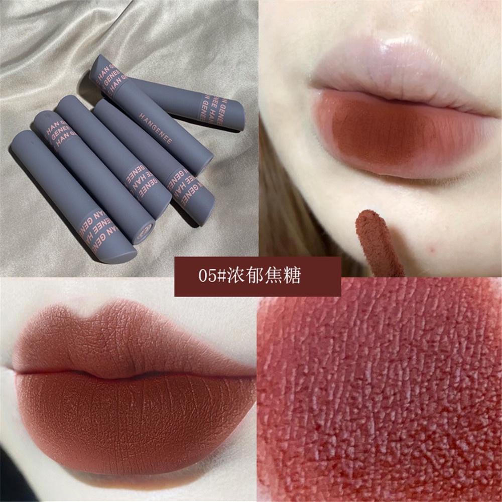 [Hàng mới về] Son môi hangenee 6 màu thời trang tùy chọn cao cấp