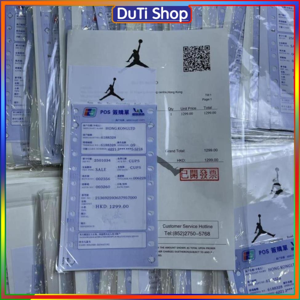 Giấy Tờ Bill Hãng Giày Sneaker Đầy Đủ