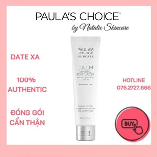 Kem dưỡng ngày cho da khô nhạy cảm paula's choice calm redness relief spf 30 mineral moisturizer for normal to dry skin