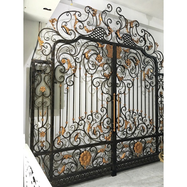 Sắt mỹ thuật .hoa 5 cánh trang trí cửa cổng, ban công, lan can phụ kiện