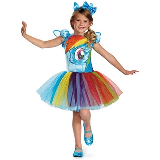 HM0574 - Đầm Hóa Trang Kèm Cài Tóc Ngựa Pony Unicorn Cho Bé Gái thêu 3D