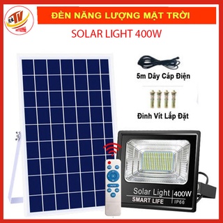 Đèn năng lượng mặt trời solar light ngoài trời 400w 300w 200w 100w chính hãng tuổi thọ lên đến 10 năm