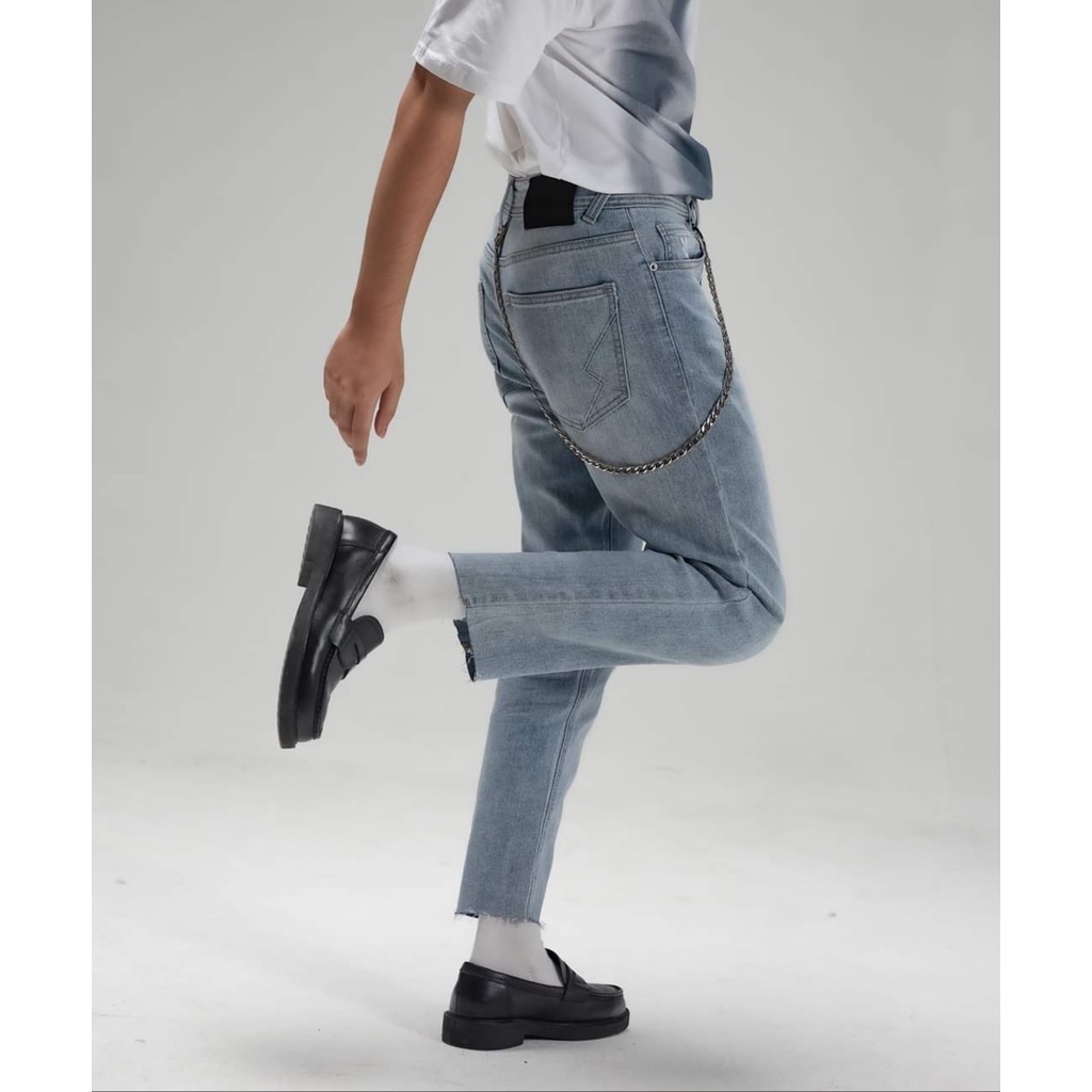 Giày Penny loafer JOG04 - da bò nguyên tấm , tăng chiều cao 4cm cho nam