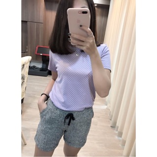 Bộ đùi áo chấm bi quần thô đũi (5 màu)