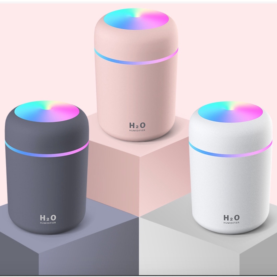 Máy Xông Tinh Dầu Phun Sương H20 Tạo Ẩm Tạo Hương Thơm Khuếch Tán Nhanh Khử Mùi Không Khí Dung Tích 300ml