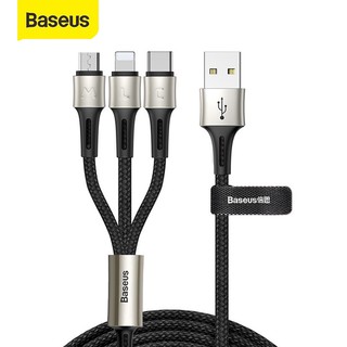 Cáp sạc và truyền dữ liệu Baseus Caring Touch Selection 3 in 1 Cable ( USB Type A to USB Type C/ Micro USB/ Lightning