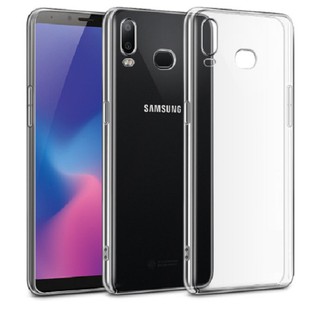 Ốp silicon dẻo trong suốt Samsung Galaxy A6s không bám bẩn