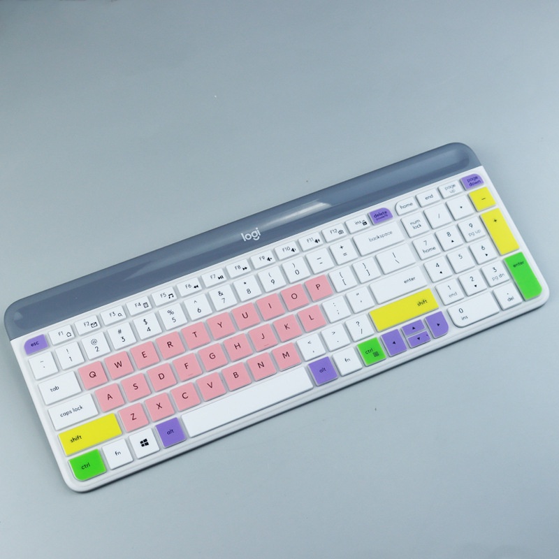 Miếng Dán Bảo Vệ Bàn Phím Logitech K580 Mk470 Bằng Silicon Siêu Mỏng Chống Thấm Nước Và Bụi Bẩn