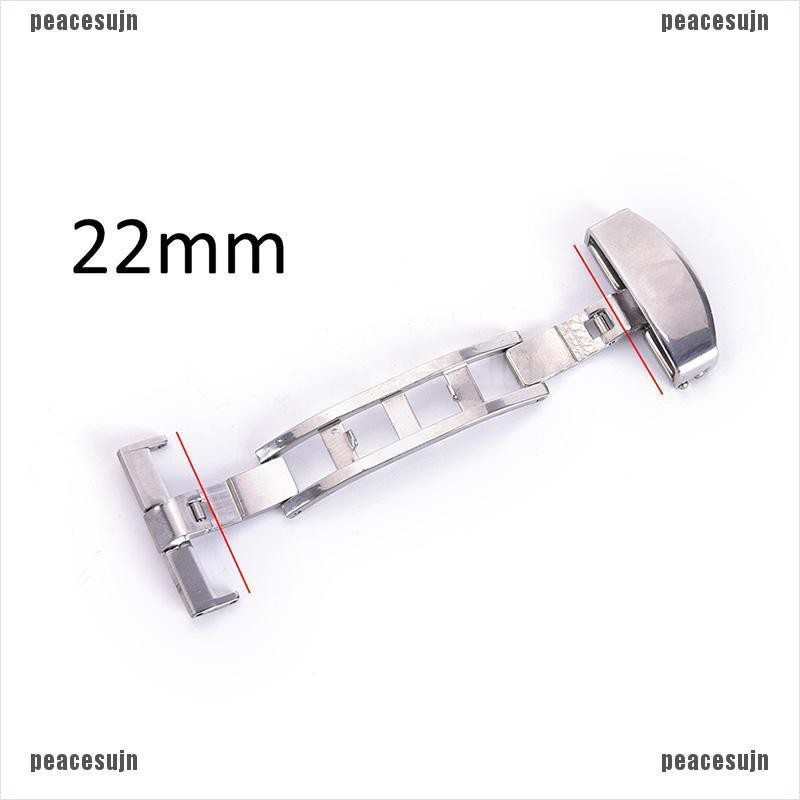 Khóa Bướm Bằng Thép Không Gỉ Cho Đồng Hồ Đeo Tay 18 / 20 / 22mm