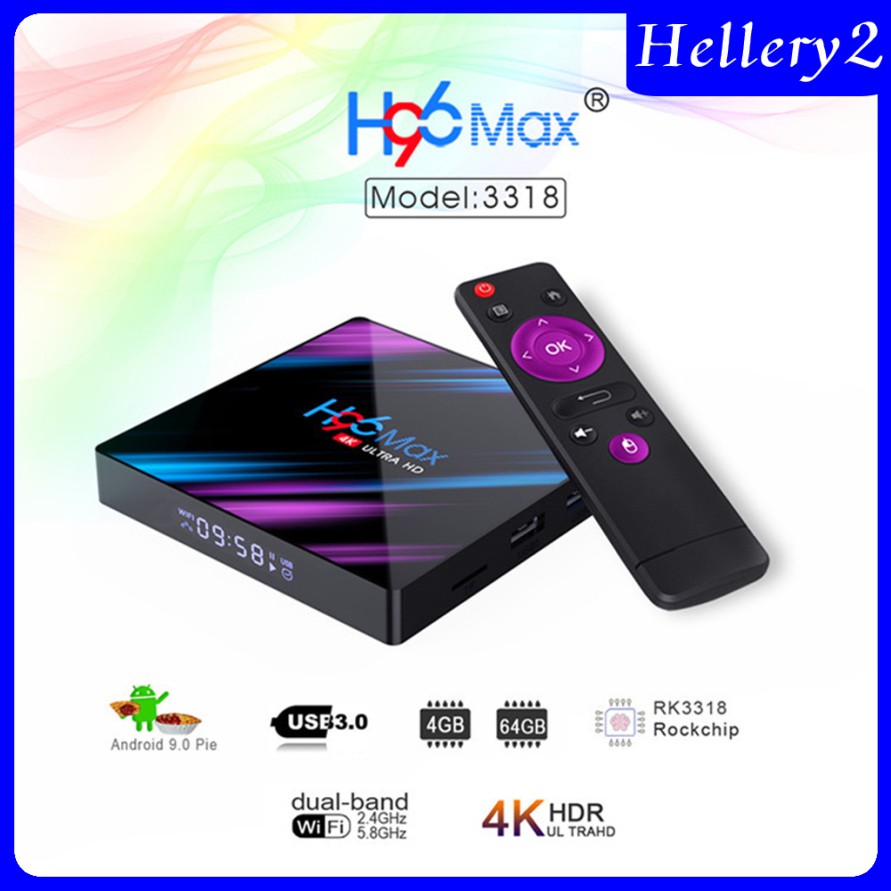 Tv Box Thông Minh 9.0 4gb 32gb 64gb Media Player 4k Google Eu