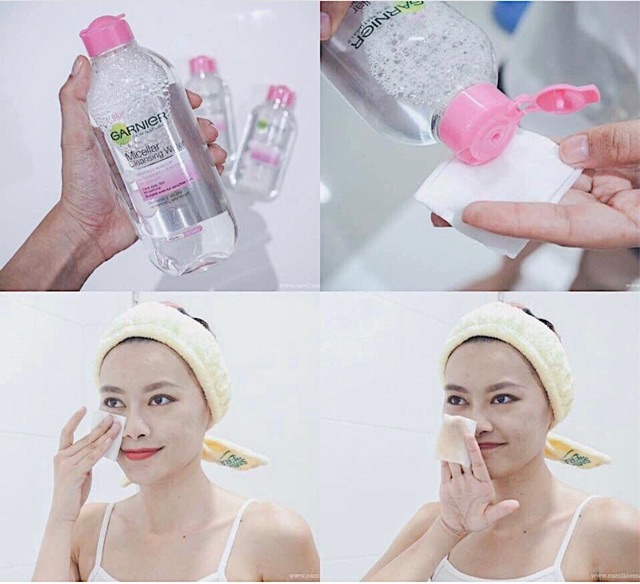 TẨY TRANG GARNIER HỒNG MỌI LOẠI DA