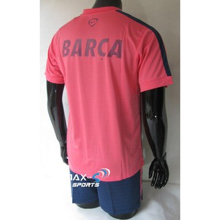 Bộ quần áo bóng đá Barca hồng