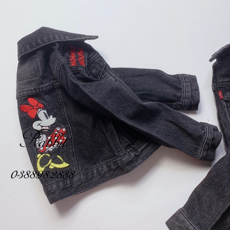 Áo denim Mickey